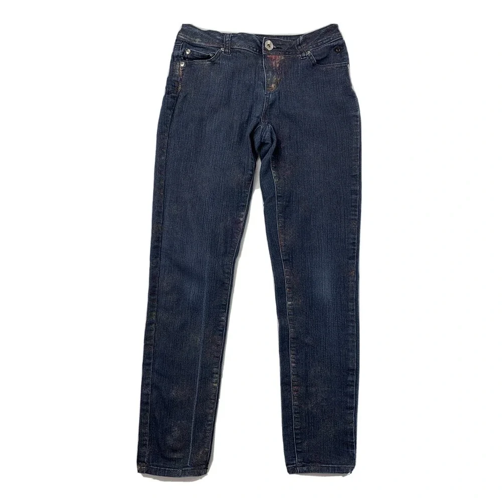 Justice Premium Girls Teens Size 14 Sparkling Simply Low Super Skinny Jeans